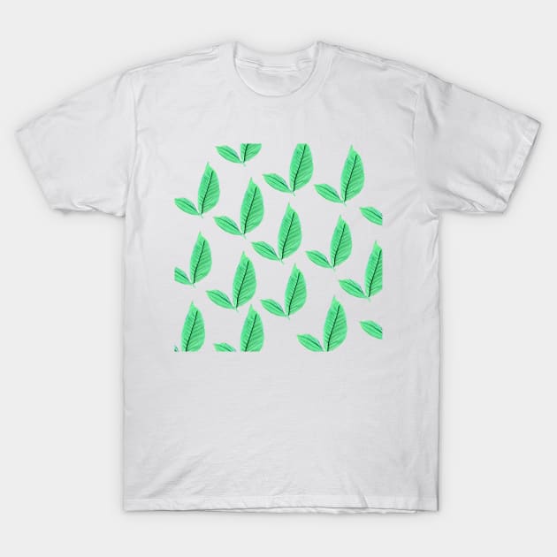 Leaf green T-Shirt by JequiPrint